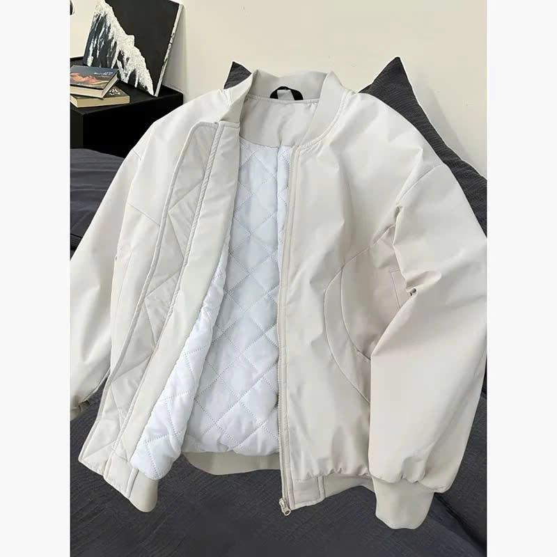 Áo Khoác Phao Bomber Chần Bông Cleanfit Basic - Áo Khoác Mùa Đông Form Boxy Unisex Lót Trám Dày Dặn