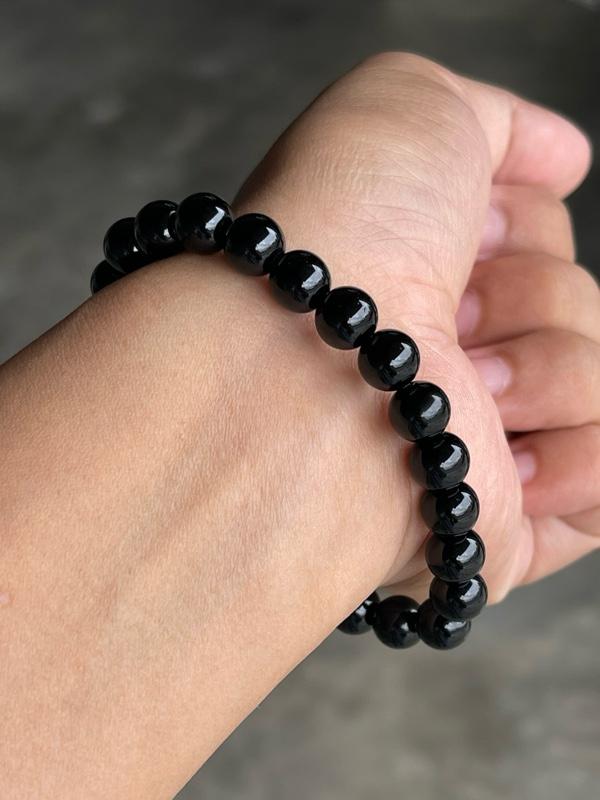 Product Introduction of Natural black obsidian bracelet 1