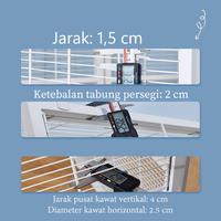 Gambar 【6.6】Kandang Burung XXL Ekstra Besar dengan Desain yang Kokoh Kandang Burung Outdoor yang Cocok untuk Berbagai Jenis Burung, Kucing, Anjing, dan Burung Beo Konstruksi Modular yang Kokoh Cages & Accessories - 180*180*180CM dari PaPaPet.id Kab. Tangerang 3 Tokopedia
