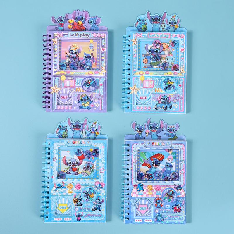FUNGUS Sổ Tay Sticker A6 Xinh Xắn Tiện Lợi Họa Tiết Kuromi My Melody Cinnamoroll Stitch NaTra Capypara Thiết Kế Đáng Yêu Và Đa Dạng Cho Việc Ghi Chú Hàng Ngày
