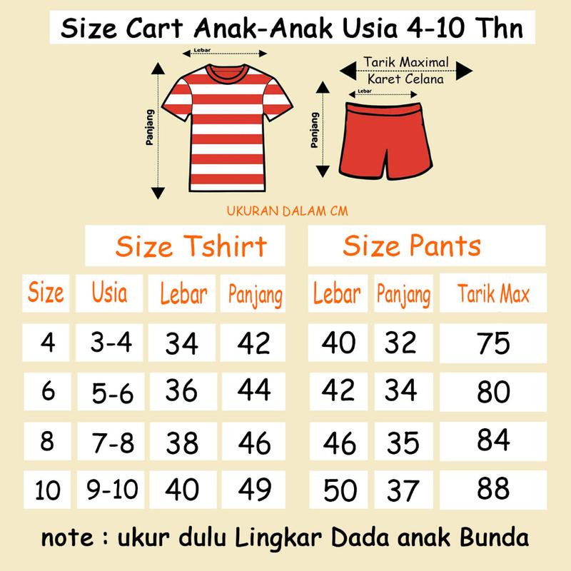 Baju Anak Stelan Usia 4 -10 Tahun LUFFY ONE PIECE Kaos 3/4 Cowok Cewek Celana Pendek Harian 8