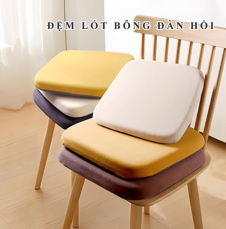  Đệm lót ghế MINJ văn phòng thoáng khí đàn hồi êm ái chống đau xương cụt giảm ê mông Nệm ngồi bệt giúp người sử dụng có thể thư giãn ở nhiều tư thế khác nhau 