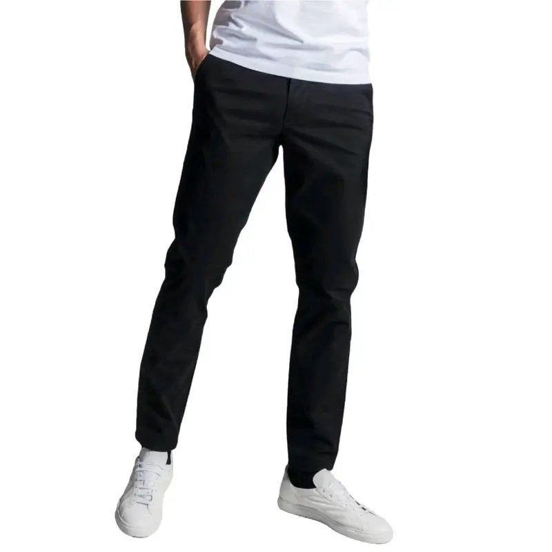 celana chino panjang pria kualitas distro nyaman elastis dan tebal Slim-fitting Formal Keren 1