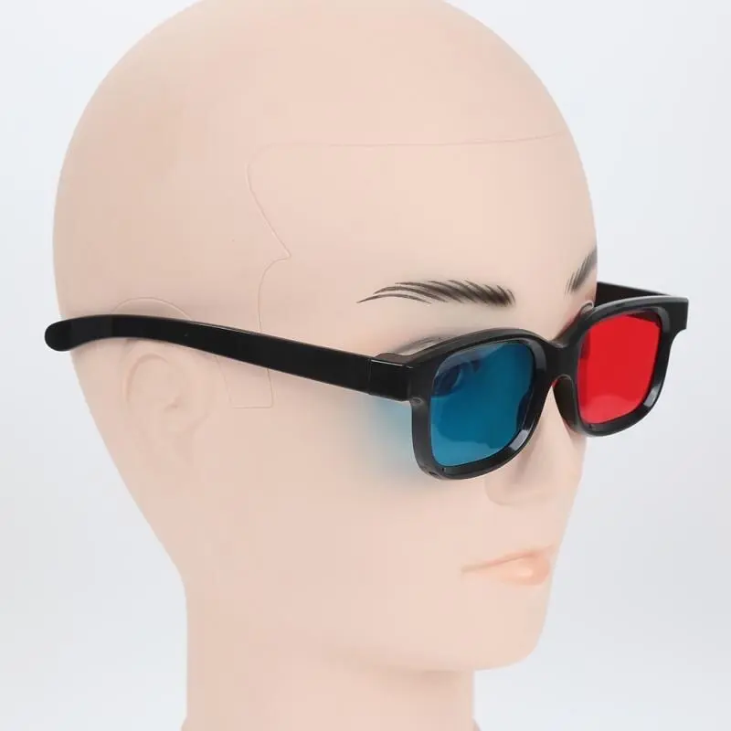 Kacamata 3D Glasses Plastic Frame Cinema Movie Theater - H3 - Black 4