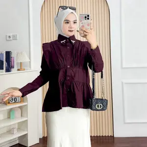 KEMEJA PREMIUM (099)-Kemaja Polos-Lengan Panjang