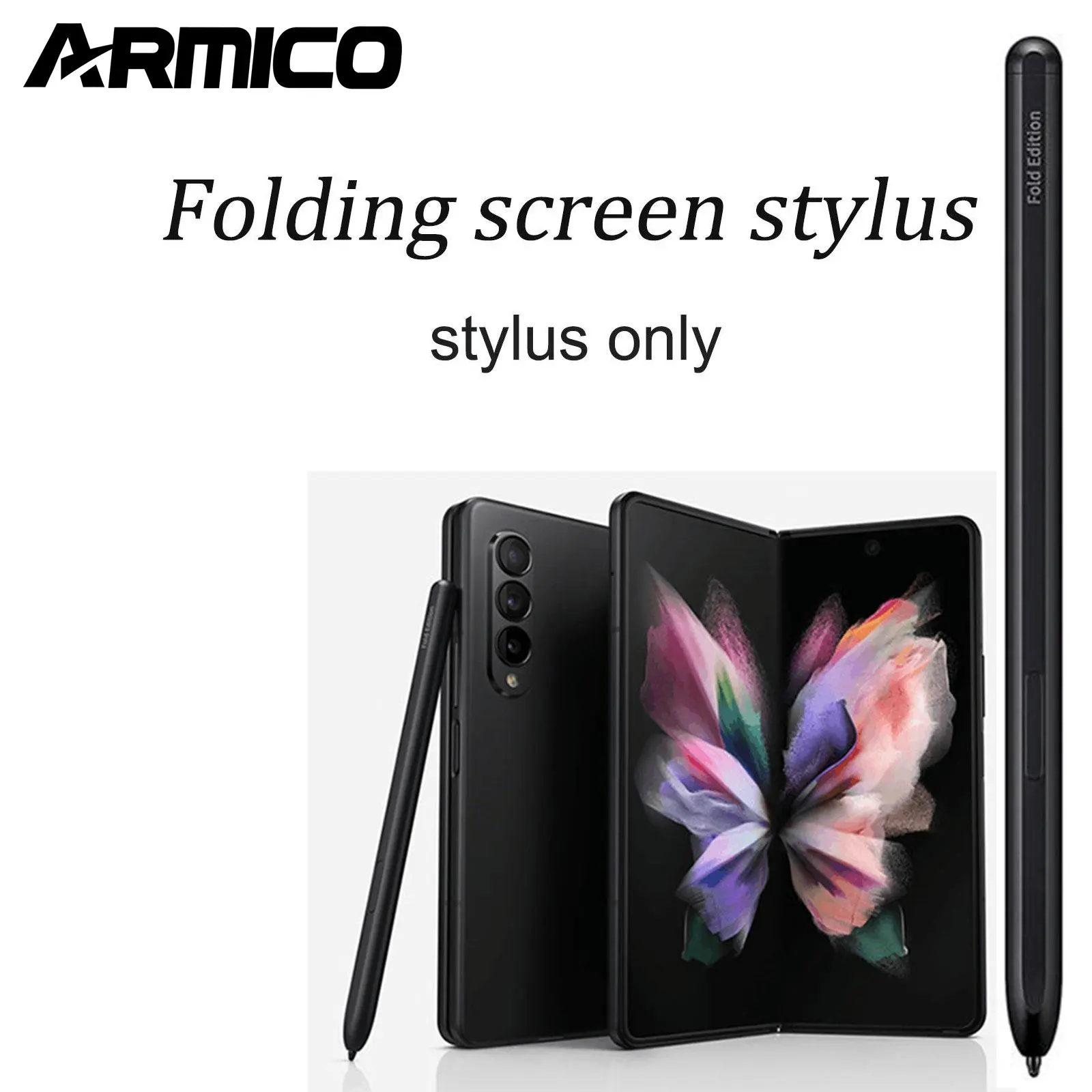 Bút cảm ứng ARMICO cho Samsung Z Fold 5, bút cảm ứng cho Galaxy Z Fold 4 5G, điện thoại di động Z Fold 3, bút chì, phiên bản gấp, bút vẽ