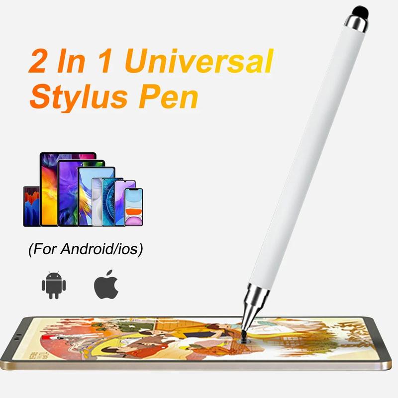 Bút Cảm Ứng Thông Dụng 2 Trong 1 Dành Cho iOS Và Android Bút Cảm Ứng Bút Chì Điện Dung Ghi Chú Vẽ Tương Thích Với iPad Huawei Xiaomi Redmi Samsung Máy Tính Bảng Điện Thoại Thông Minh Infinix Xpad Pad Phụ Kiện apple pencil gen 1 apple  pencil bút  cảm