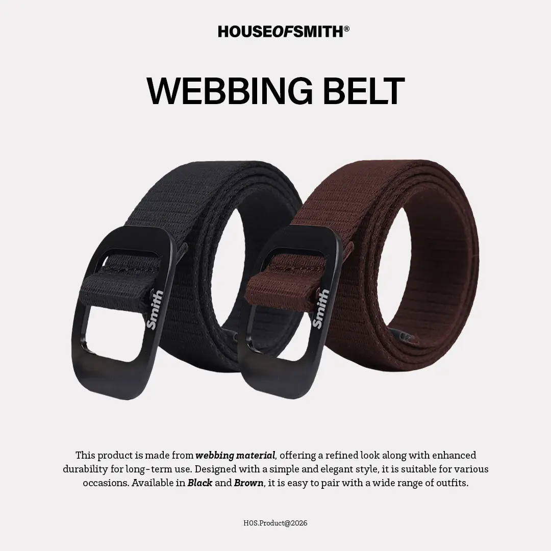 House of Smith Belt Webbing Belt - Ikat Pinggang Pria