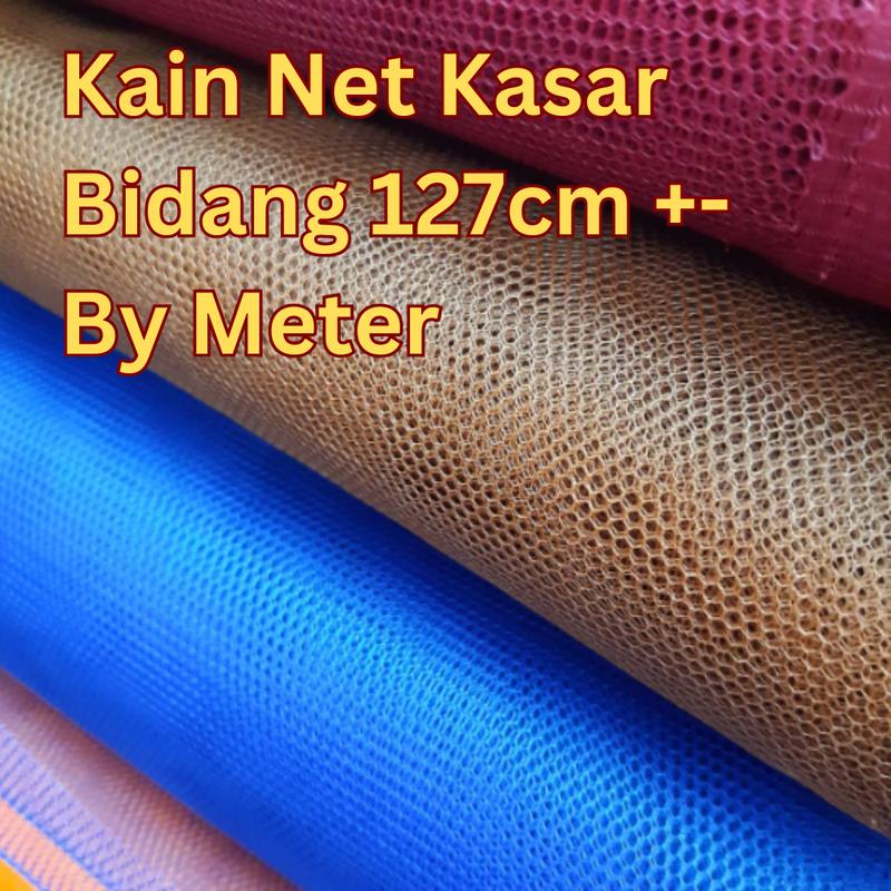 Kain Net Kasar/ Nylon Net/ Rough Tulle Hamper Wrapper - TikTok Shop ...