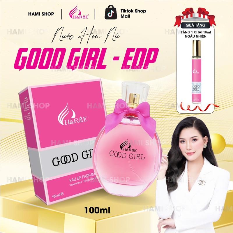 Nước Hoa Nữ GOOD GIRL 100ml EDP Mùi Hương Đặc Trưng Gợi Cảm Quyến Rũ Sang Trọng Tặng 1 Chai 10ml Charme Good Girl 100ml Charme Perfume
