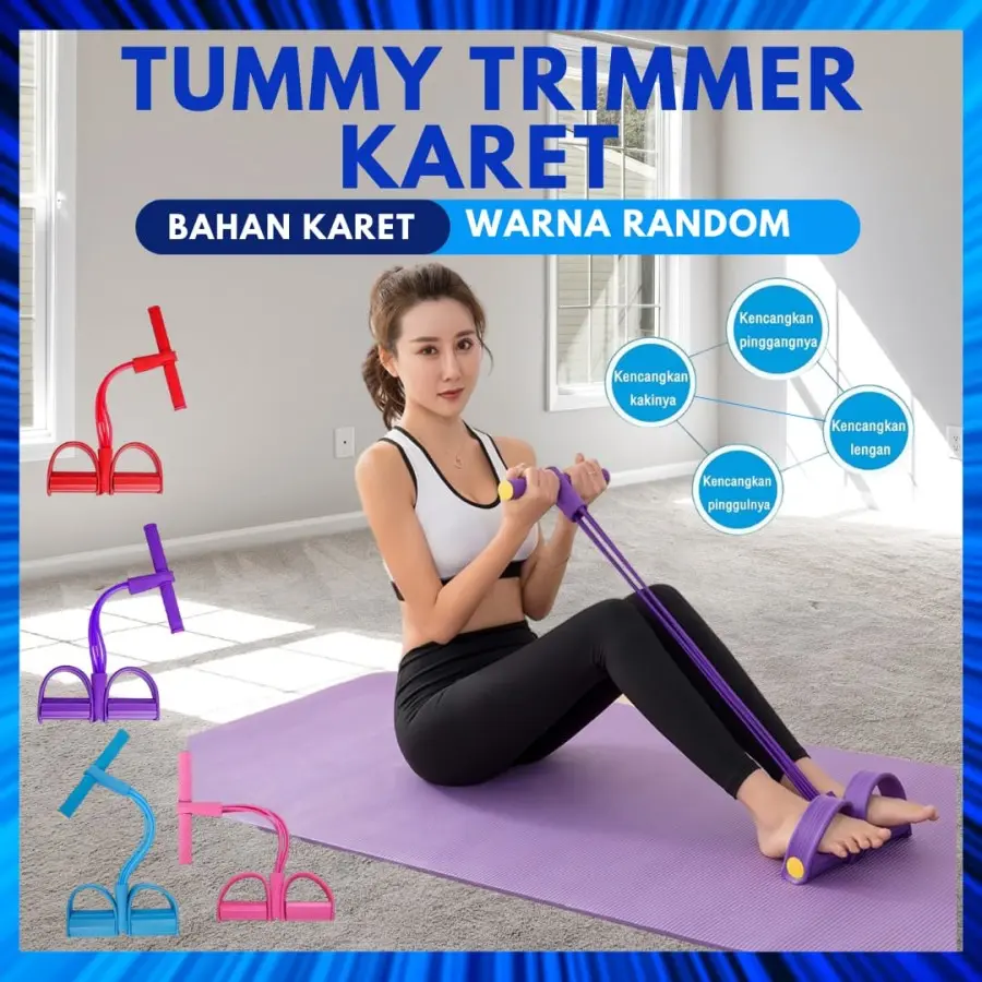 BODY TRIMMER TUMMY TRIMMER ALAT PENGENCANG OTOT PENGECIL PERUT LENGAN PAHA DLL ALAT OLAHRAGA GYM FITNESS