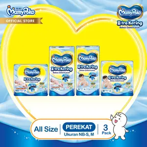 3 Ball MamyPoko Perekat X-tra Kering - Popok Tape Triple Pack - Popok Perekat Newborn Bayi Baru Lahir