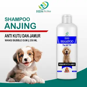 Shampo Anjing Anti Kutu Dan Jamur Pada Kulit Wangi Bubble Gum