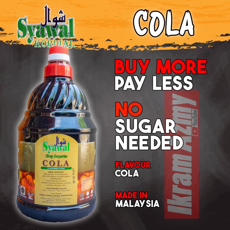 Kordial Syawal Cola 2 Liter, Gula Tebu Asli, Mudah Disediakan, - TikTok ...