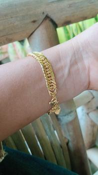 Product Review of Gelang Papan Besar Bisa Di Sepuh Ulang Perhiasan Bracelets lebar 1,Cm from T**M ** 🇮** 🌹** L**R 🌹**I 0