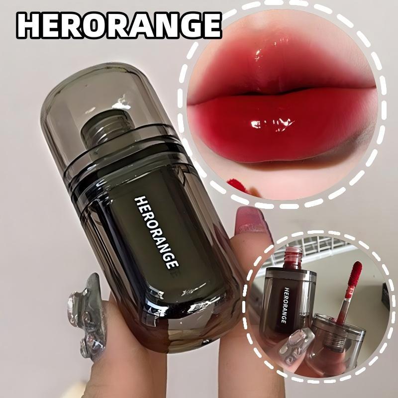 Son bóng môi Herorange 6 MÀU dạng gương 4g dưỡng ẩm không dính cốc phù hợp với nhiều loại da hiệu ứng tự nhiên & quyến rũ