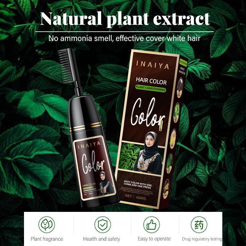INAIYA EASY HERBAL HAIR COLOUR – 400ml | Tutup Uban Cepat | No - TikTok ...