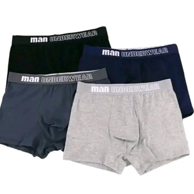 celana dalam pria dewasa 4pcs bahan spandex dingin dipakai Boxer Karet