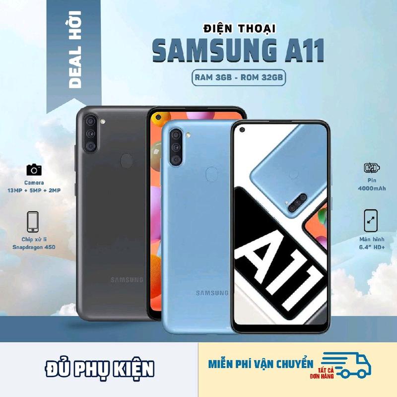 C.2ND HAND : Điện Thoại Samsung Galaxy A11 Ram 3/32GB ,Màn Hình Lớn 6.5ind ,Pin…
