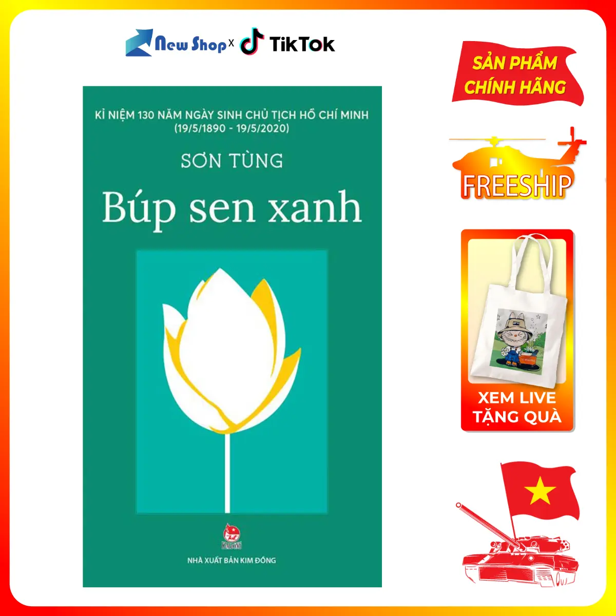 Sách Lịch Sử - Búp Sen Xanh - KĐ - Tác giả Sơn Tùng - Newshop