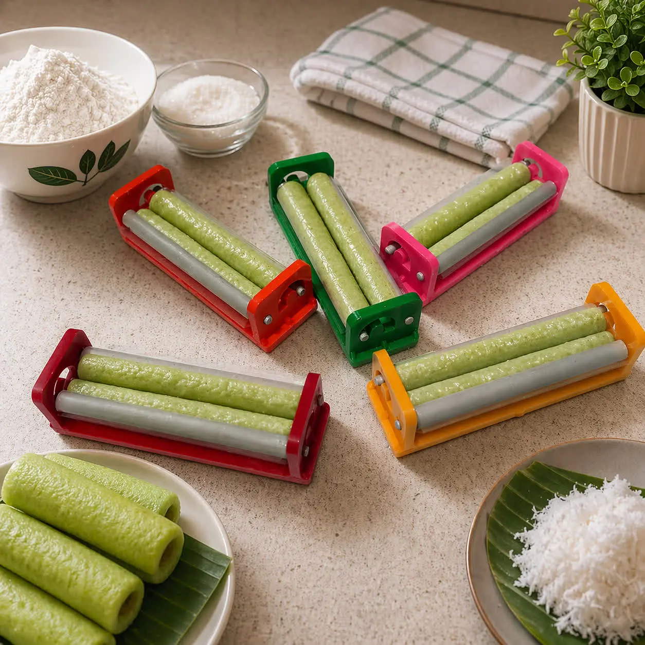 Alat Cetakan Kue Basah Kecil untuk Kitchenware Praktis dan Mudah Digunakan