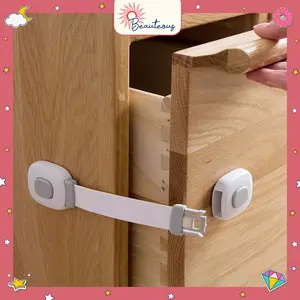 Pengait Pengunci Laci Lemari Pintu Pengaman Pintu Pelindung Anak Baby Safety Lock