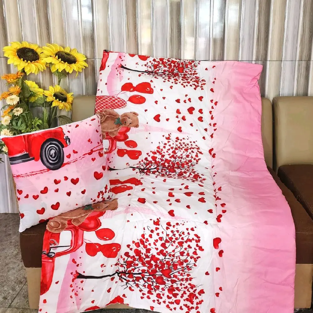 Balmut Bantal Selimut Anak Dewasa Set 2 in 1 Multifungsi Selimut Lembut Karakter Lucu Mainan Anak Perlengkapan Kamar Tidur Balmut