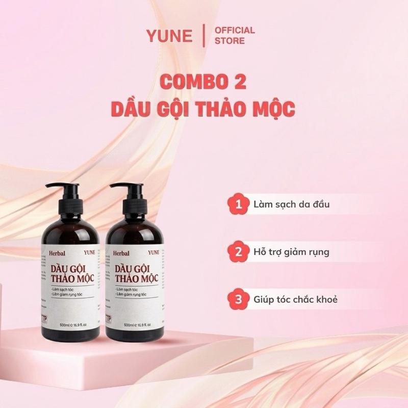 Combo 2 dầu gội thảo mộc hỗ trợ nuôi nang