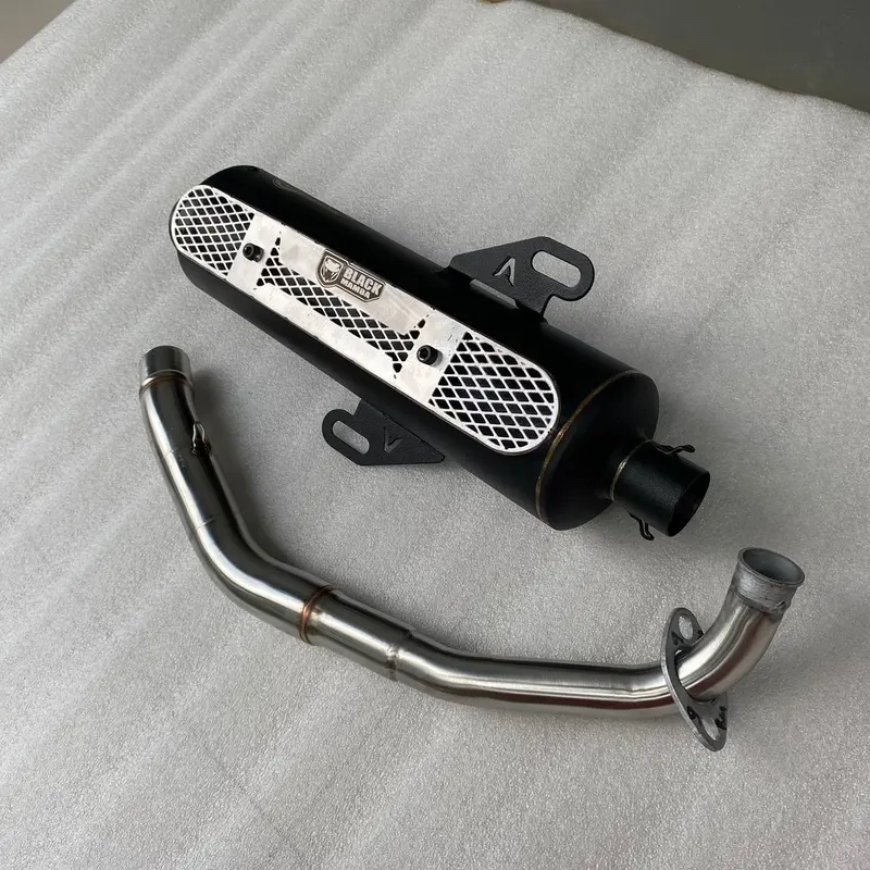 Knalpot Standar Racing LUSTER Coating Original Black Mamba - PNP Vario Nmax Aerox ADV PCX Lexi Scoopy Beat Mio Soul GT Genio Motorcycle 4