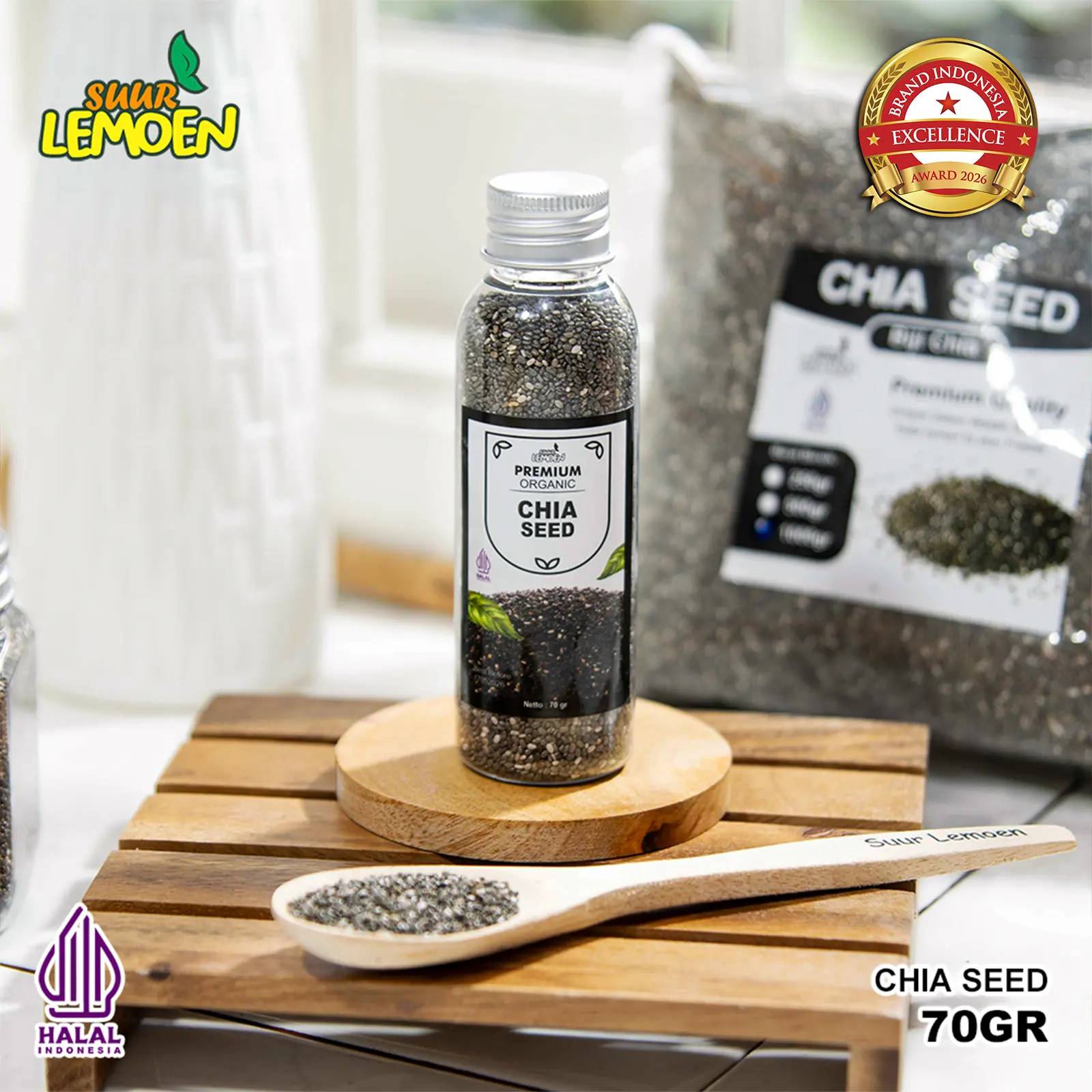 SUUR LEMOEN Chia Seed Organic Premium 70 gram