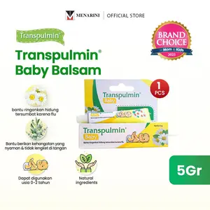 Transpulmin Baby Balsam 5gr - Bantu Ringankan Hidung Tersumbat karena Flu pada Bayi