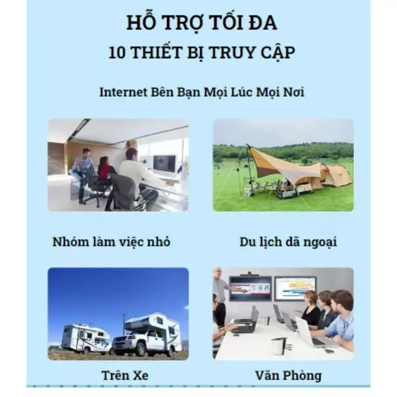 TP10000 - Bộ Phát WiFi 4G Từ SIM, Tích Hợp Sạc Dự Phòng 10000mAh, Bộ phát WiFi di động 4G/5G, Sạc dự phòng - 10000mAh,  WiFi 4G LTE 150Mbps, Cục phát WiFi từ SIM 4G/5G, Thiết bị phát WiFi đa năng, WiFi 4G/5G cầm tay 5