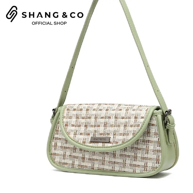 SHANGNCO Tas Bahu Wanita Kulit Shoulder Bag Mewah - Amalu 0