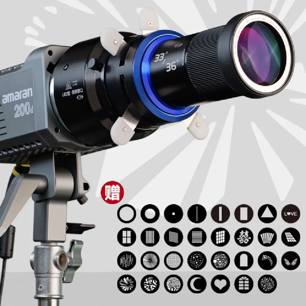 Bowens Mount Focalize Conical Snoots Optical Focusing Projection Art
