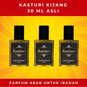 Minyak Wangi Kasturi Kijang Arab 30 ML Spray Tahan Seharian Tanpa Alkohol Untuk Ibadah Sholat