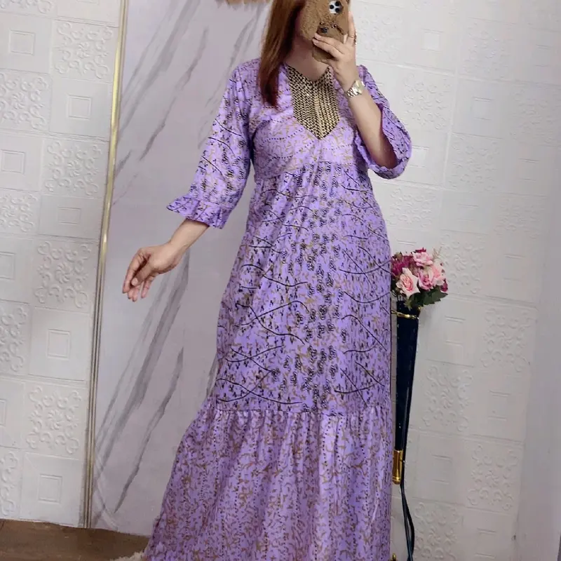gamis rayon | gamis susun canda motif Bunga Casual Cantik Formal Motif Santai 6