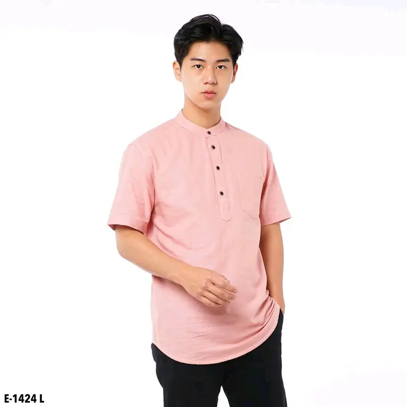 Baju koko kurta pria lengan pendek terbaru original premium - Baju koko Muslim 0