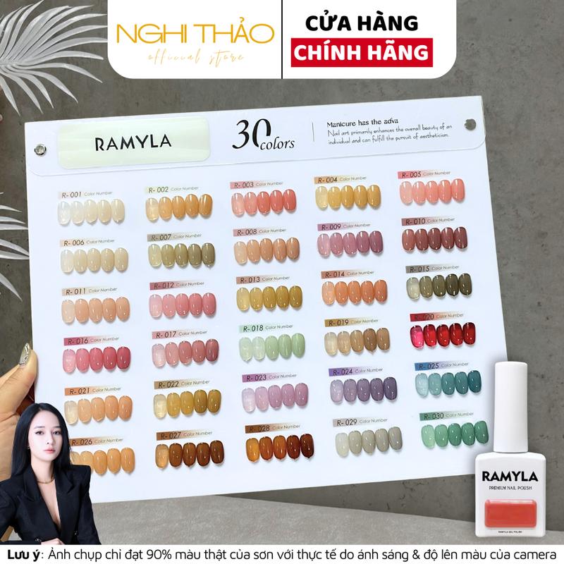 Set sơn gel thạch đục RAMYLA 30 màu