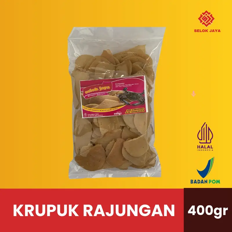 Kerupuk Rajungan 200 400gr Sanita Selok Jaya 0