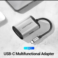 Gambar Vention Converter Type C to HDMI VGA USB3.0 PD Power Delivery 87W Transmission up to 5 Gbps Type TFA Type-C TypeC Hub dari Click & Go Tokopedia Kota Bandung 2 Tokopedia