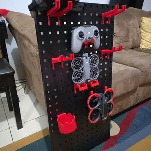90cm×45cm Papan Penyimpanan Perkakas Set Rak Dinding Multifungsi Dengan Hook Semir Mobil Bengkel