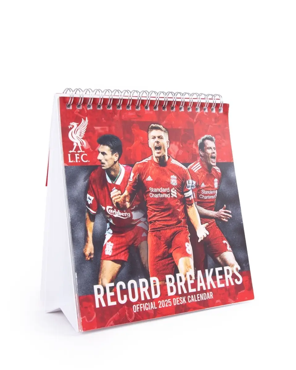 Liverpool FC Desk Calendar 2025  - Official LFC Accessories Kalender