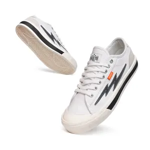 Prayer kids - Sepatu Unisex Volt White - Sepatu Sneakers Pria Wanita (Rainbow) - Shoes Snekers Casual Putih Kasual Hitam Fashion