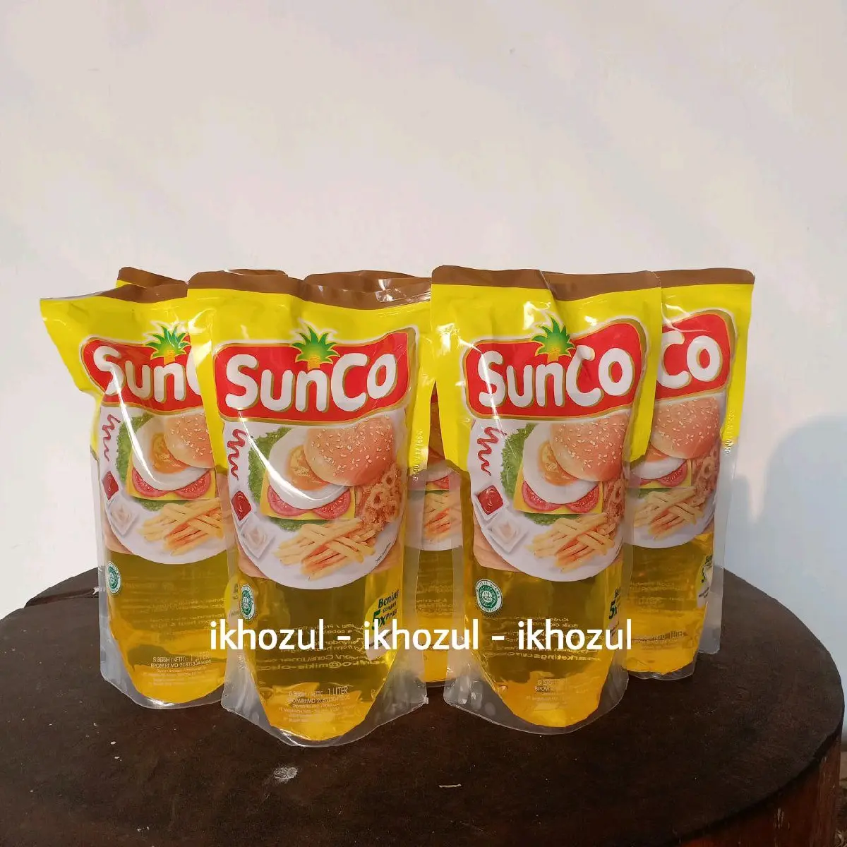 Minyak Goreng Sunco 1L, Kelapa Sawit, Cooking Oil, Free Kardus