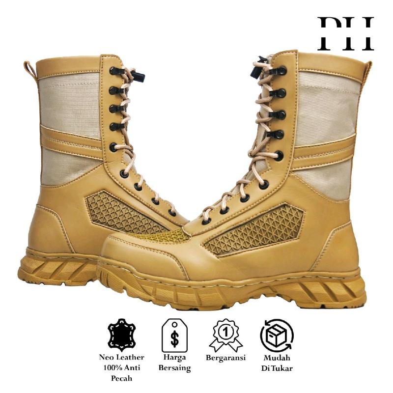 ASS - Sepatu Pdl Boa Libra Cream Gurun 38-45  Boots Pria 1