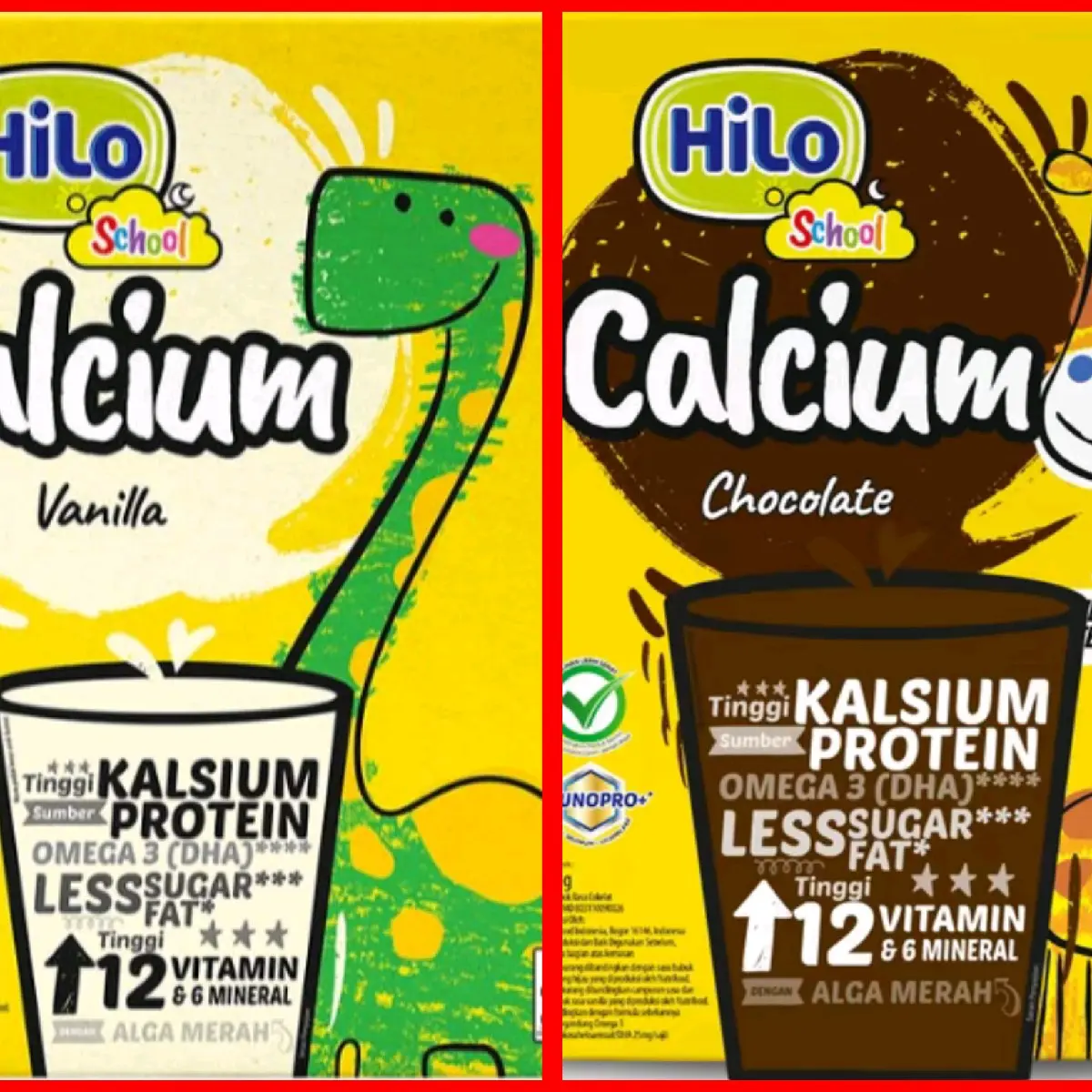 Hilo school vanila coklat 1000 gr
