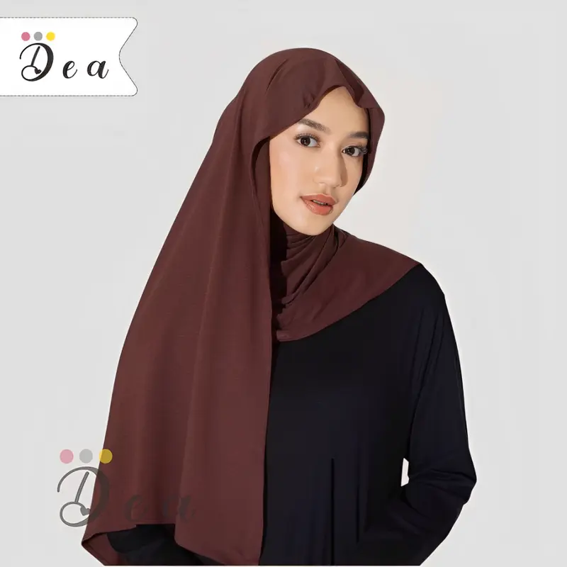 Pashmina Kaos Jilbab Hijab Kerudung Pasmina Kaos Jersey Premium Polos Mleyot 4