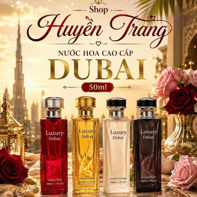 Nước Hoa Luxury DuBai CHÍNH HÃNG 50ML [ PERFUME ] NƯỚC HOA CAO CẤP Thơm Quyến rũ-Sang Trọng Lưu Hương Lâu Dành Cho Nam Và Nữ