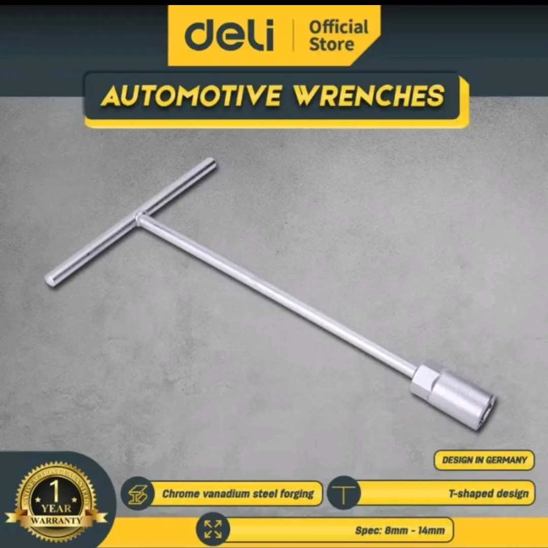 Automotif wrench / kunci T ukuran 10 EDL10 multifungsi
