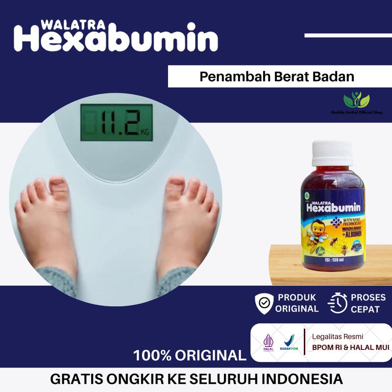 Hexabumin Madu Penambah Berat Badan Anak Makan Bertambah, Tumbuh Kembang Anak, Vitamin Otak anak cerdas 1